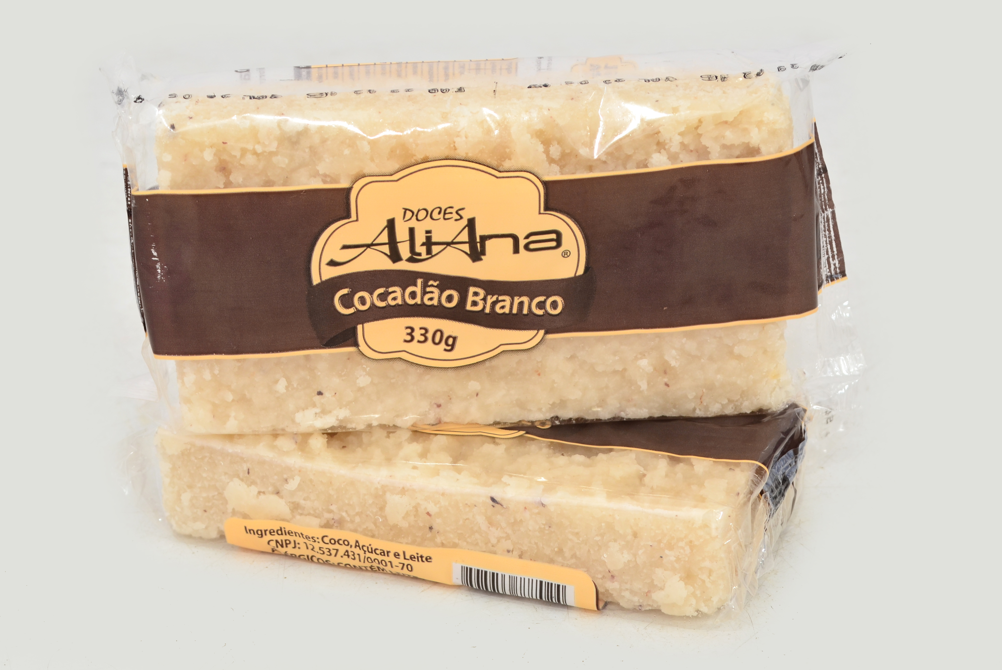 Cocadão Branco 330g
Ingredientes: COCO, LEITE E AÇUCAR